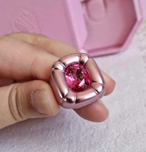 Anello cocktail swarovski rosa - swarovski,