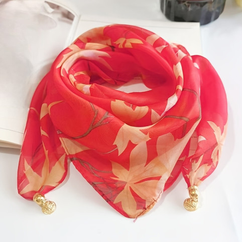 Sciarpa donna quadrata - , chiffon