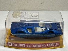 POLITOYS FERRARI MODULO PININFARINA 512 S Ccd. M17 Scala 1/43 “MINT” Con SCATOLA