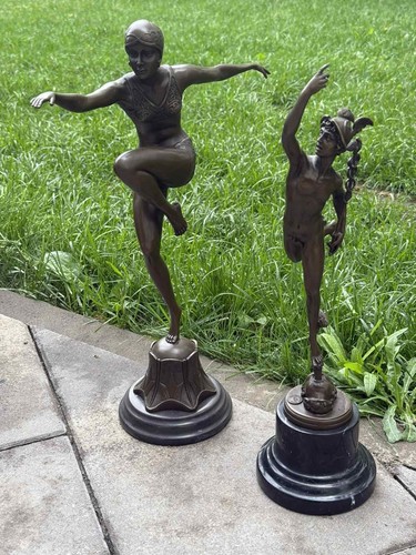 Statua donna bronzo - , scultura