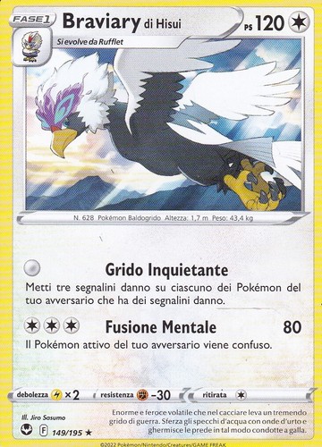 Carta pokemon braviary - ,