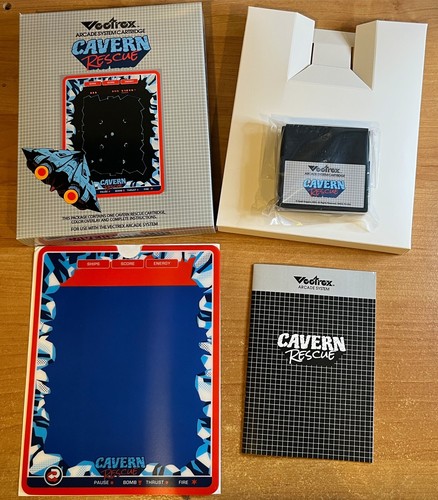 Vectrex cavern rescue - cavern, nuovo