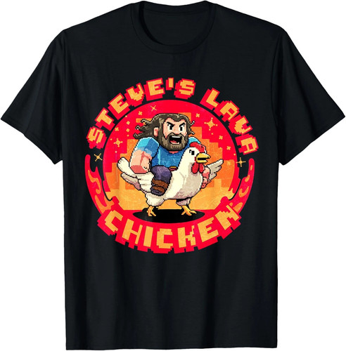 Maglietta unisex lava chicken - maglietta,