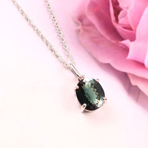 Collana con ciondolo tormalina - collana,