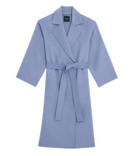 Cappotto avvolgente Theory blu