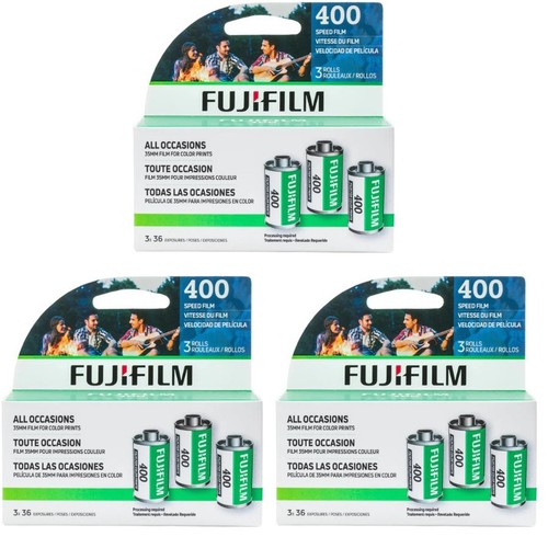 Fujifilm 400 pellicola - 3x,