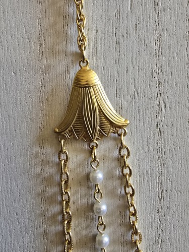 Collana vintage ottone - collana,