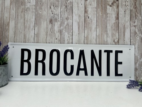 Insegna brocante metallo - insegna,