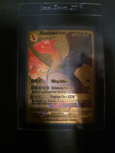 Pokemon gold foil - foil, charizard