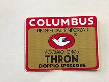 Adesivo Bici tubi COLUMBUS THRON sticker