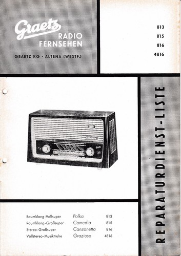 Manuale servizio graetz - servizio,