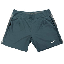 Nike Dri-Fit Pantaloncini Uomo Gladiator Court Tennis 7" Verde Taglia L 644743
