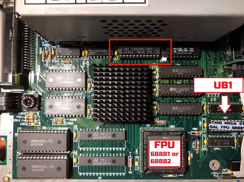 Atari mega ste gal fpu - mega,