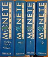MONETE E BANCONOTE DEL MONDO EDIZ.FABBRI-BOLAFFI RACCOLTA COMPLETA 4 VOL.1989 