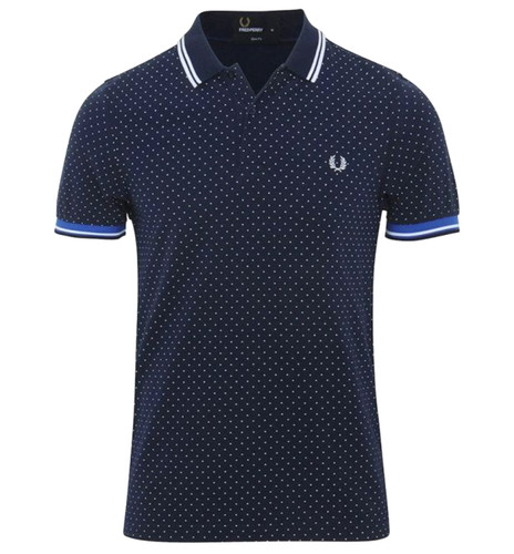 Fred perry navy polka dot - fred, slim