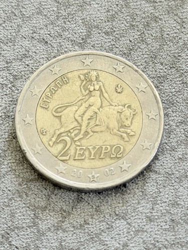 Moneta euro toro greco - 2,