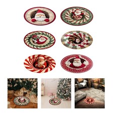 Tappeto natalizio, tappeto trapuntato per decorazioni natalizie, per