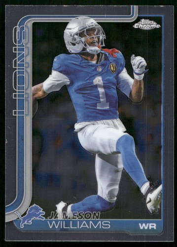 Jameson williams 2025 topps - jameson,