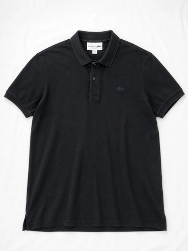 Polo lacoste regular fit - fit, nera
