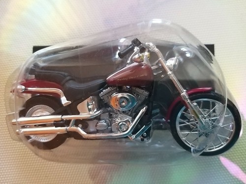Modellino rosso moto harley - modellino,