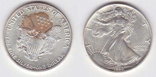 Moneta argento dollaro - moneta,