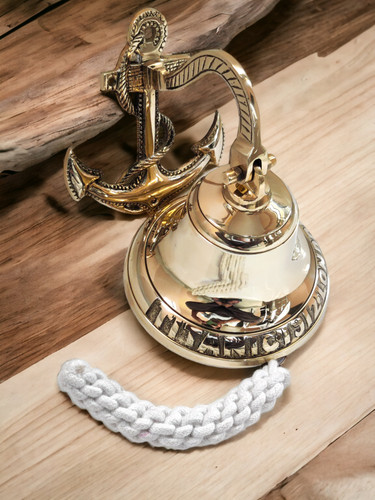 Campanello per porta ottone - campanello,