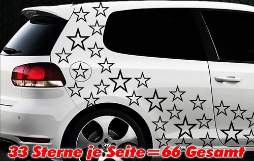Stelle star adesivi auto - 66,