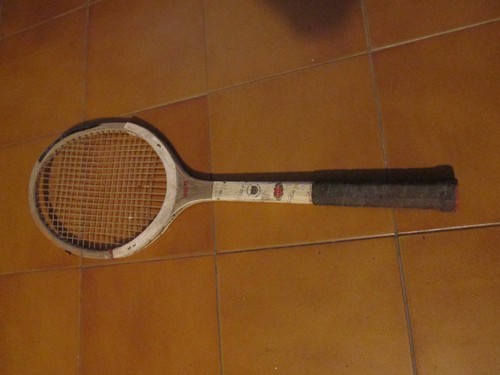 Racchetta tennis legno - racchetta, in