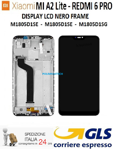 Display con frame nero - con, xiaomi