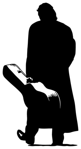 Johnny cash silhouette - johnny,