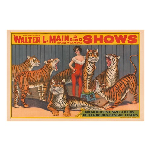 Poster circo principale 1900