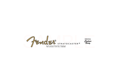 Fender stratocaster spaghetti - fender,