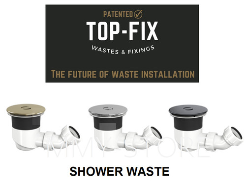 Top fix rifiuti doccia - doccia, 90mm