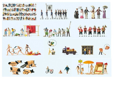 Preiser figurine abiti - in,