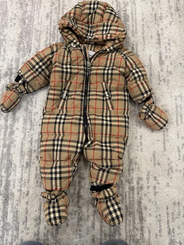 Burberry tuta neve cappotto - neve,