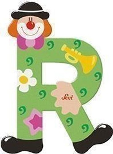 Gadget sevi lettera r clown - lettera,