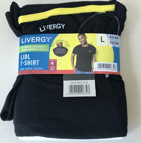 Shirt lidl nera - t-shirt, uomo
