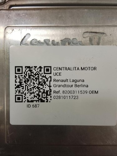 0281011723 centralina motore