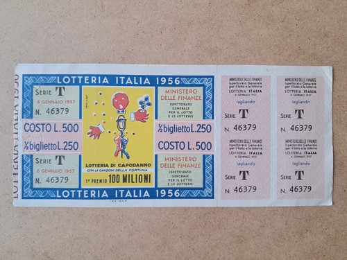 Biglietto lotteria italia - biglietto,