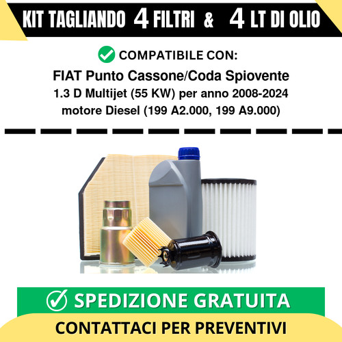 Tagliando per fiat punto - per,