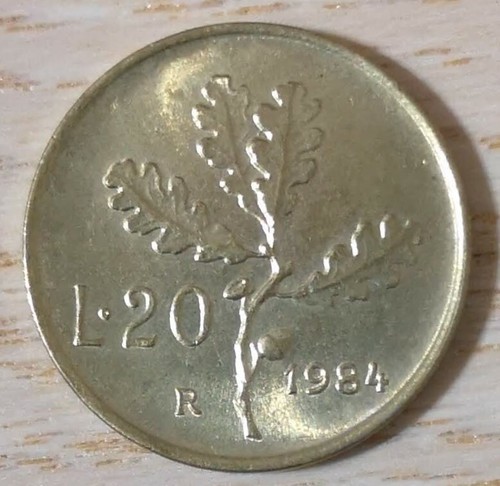 Moneta repubblica italiana - italiana, 20