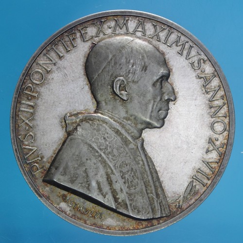 Pio xii medaglia - pio, 1955