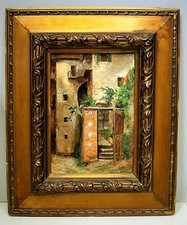 Antico quadro dipinto - dipinto, olio