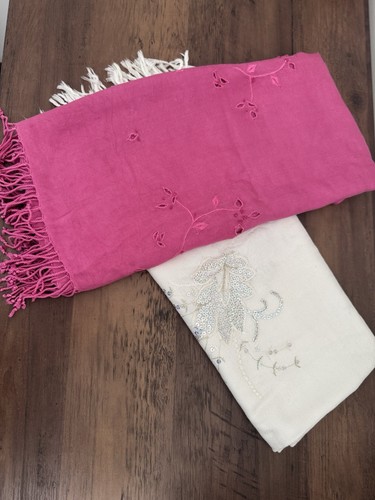 Confezione scialli crema - confezione,