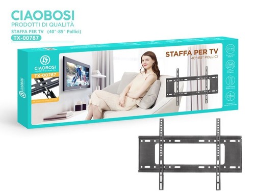 Supporto staffa braccio muro - staffa,