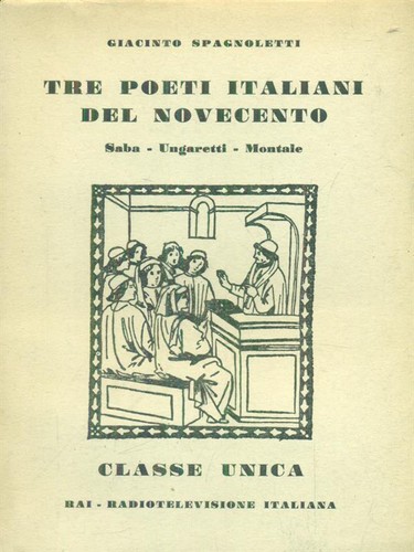 Tre poeti italiani del - poeti,