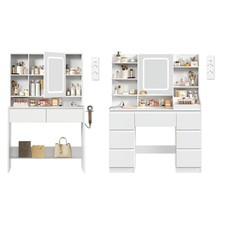 Hoobro tavolo trucco con - tavolo,