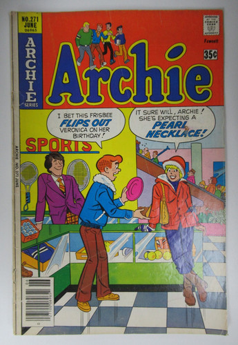 Archie comics 271 1978 - archie,