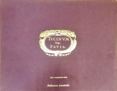 Pavia nelle vecchie carte - pavia,