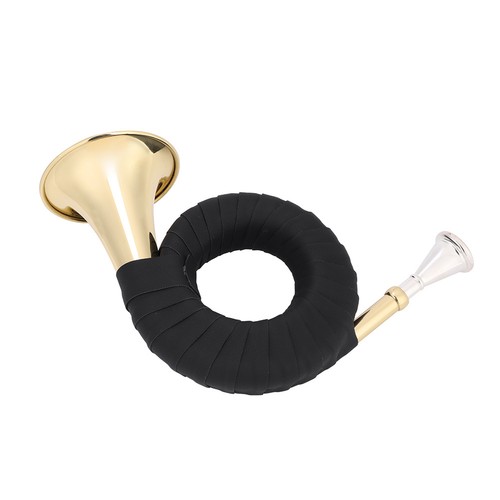 Mini brass hunting horn - mini,